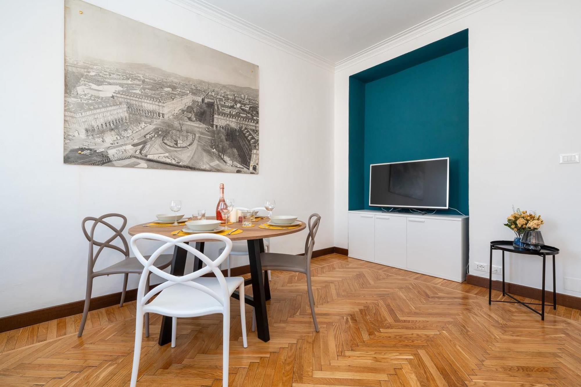 Terrazza Matteotti - Centro - Porta Susa - Metro Re Umberto Appartement