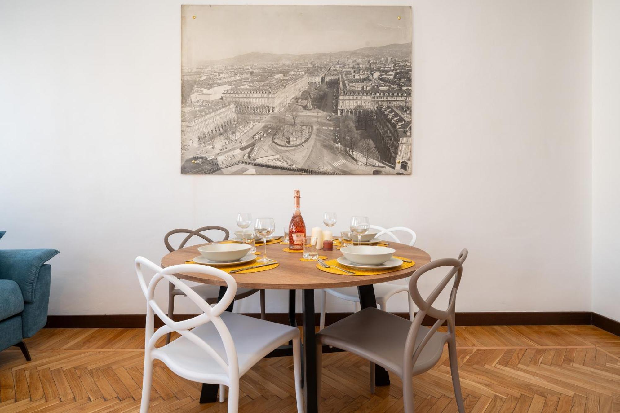 Appartement Terrazza Matteotti - Centro - Porta Susa - Metro Re Umberto *